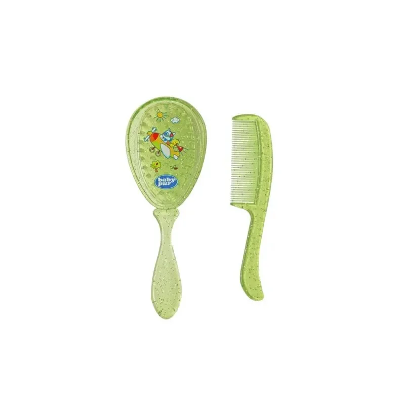 BABY PUR Brosse et Peigne Décorés 0m+ — photo 2