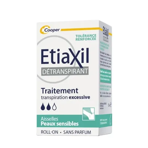 Etiaxil Roll-On Detranspirant Aisselles Peaux Sensibles 15 ml