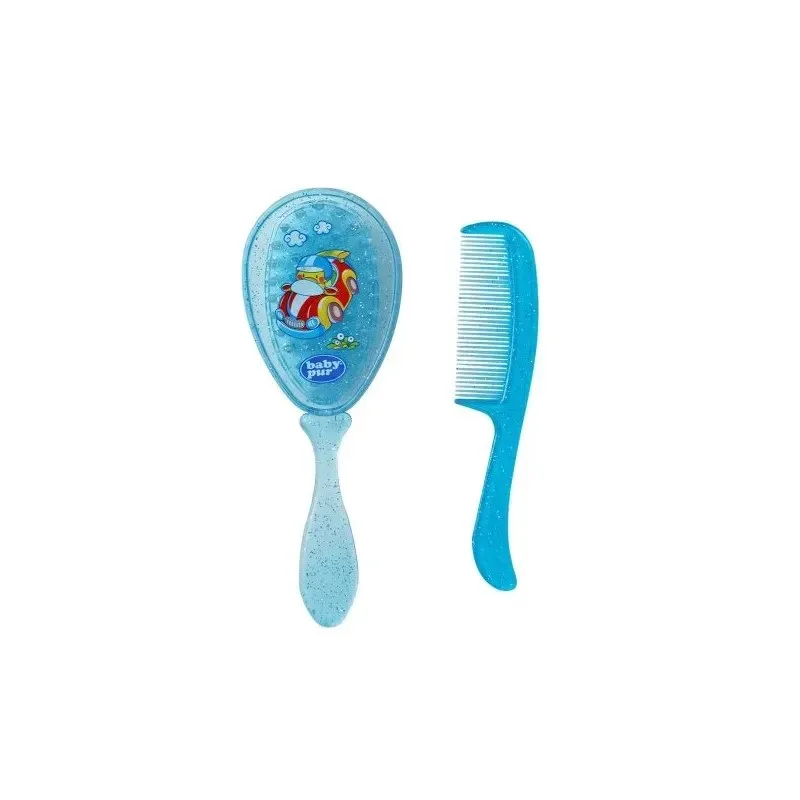 BABY PUR Brosse et Peigne Décorés 0m+ — photo 3