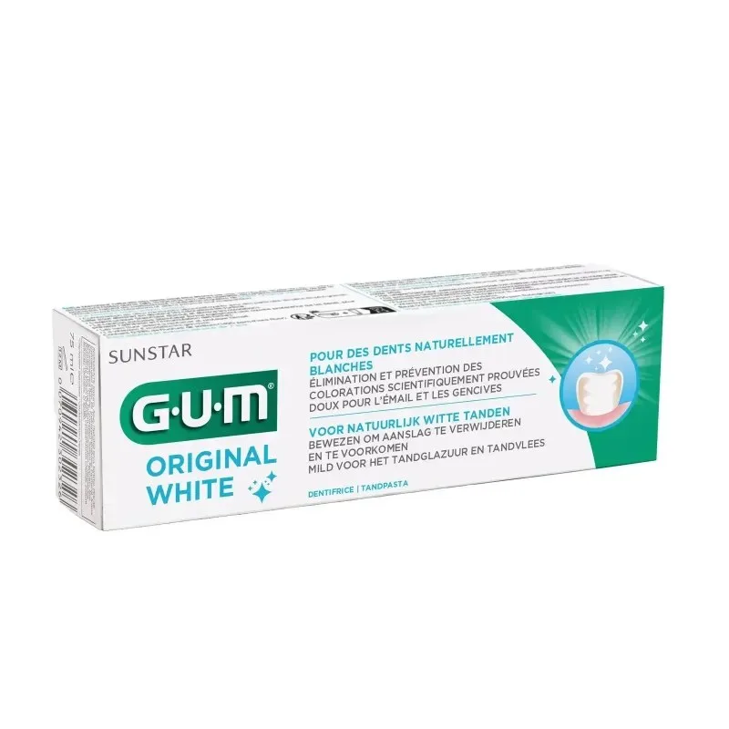 GUM Dentifrice Original White 75 ml