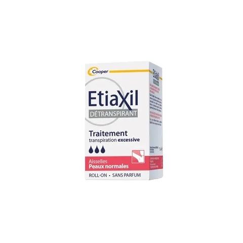 Etiaxil Roll-On Detranspirant Aisselles Peaux Normales 15 ml