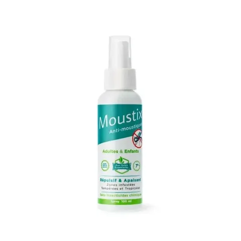 INODERMA Moustix Spray Anti-Moustiques Repulsif et Apaisant 100 ml