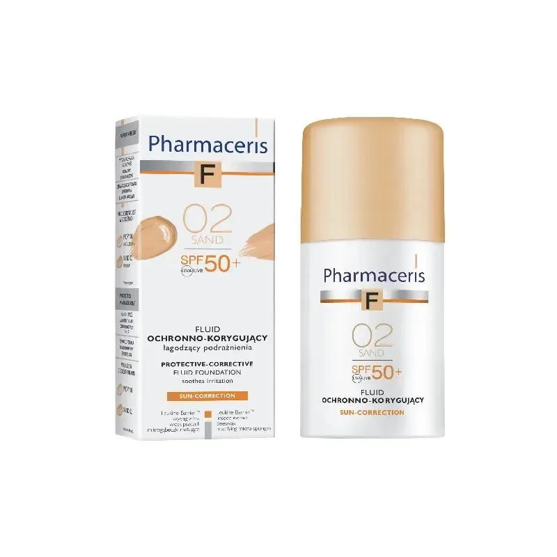 PHARMACERIS F Fond de Teint SPF 50+ (02 Sand) 30 ml