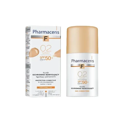 PHARMACERIS F Fond de Teint SPF 50+ (02 Sand) 30 ml