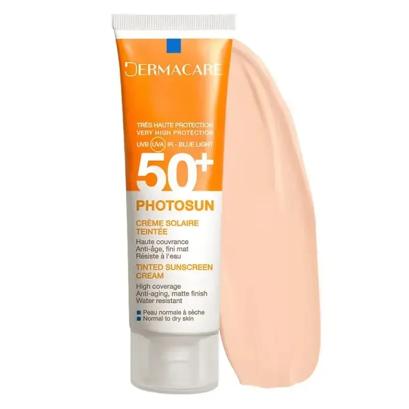 DERMACARE 1.5 Photosun Crème SPF50+ Teintée Peau Normal à Sèche 50 ml