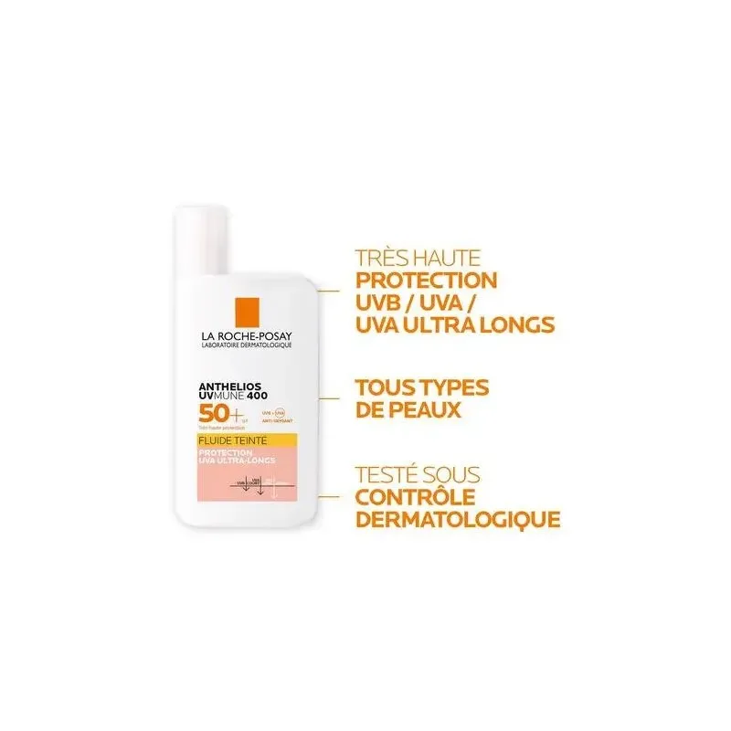 LA ROCHE POSAY Anthelios Uvmune 400 Fluid Teintée SPF50+ 50 ml — photo 2