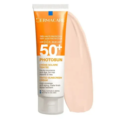 DERMACARE 01 Photosun Crème SPF50+ Teintée Peau Normal à Sèche 50 ml