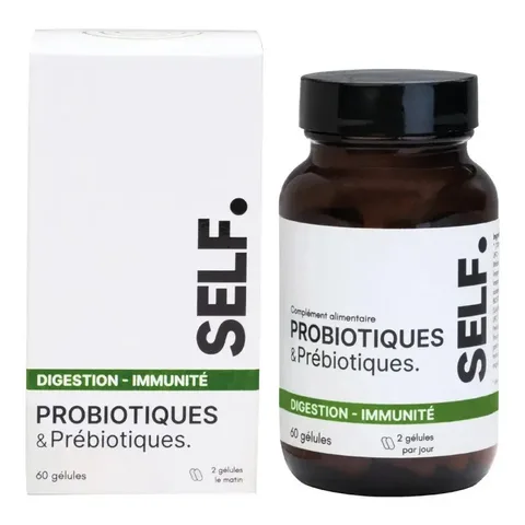 SELF Probiotiques et Prébiotiques 60 Gélules