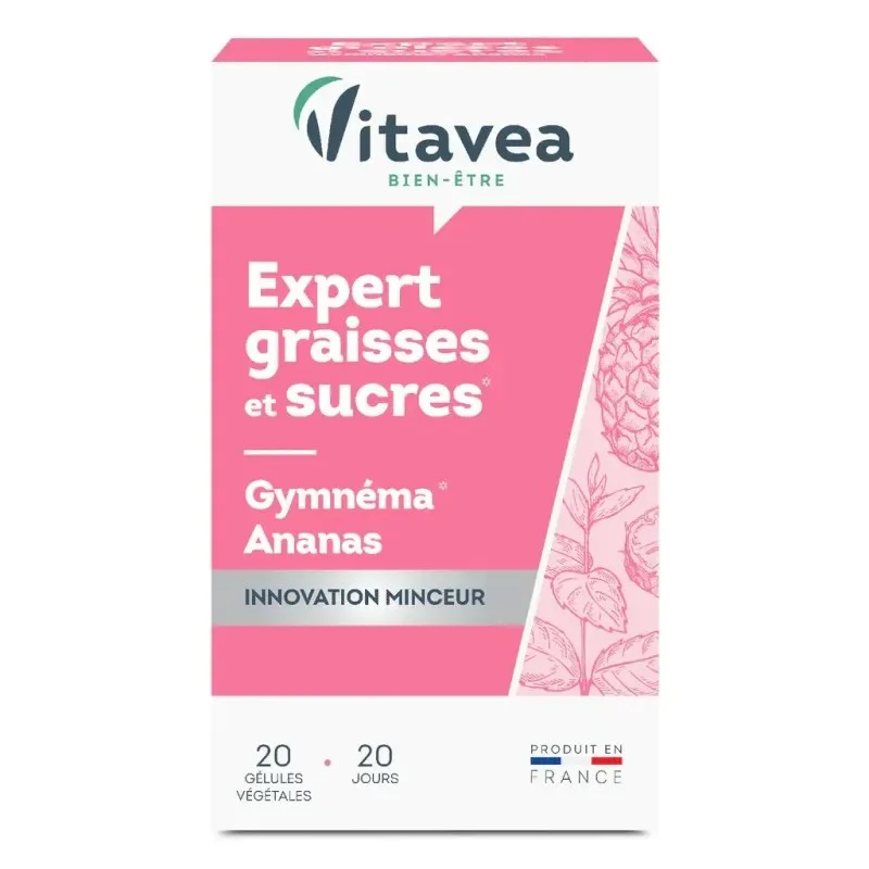 VITAVEA Expert Graisses et Sucres 40 Gélules