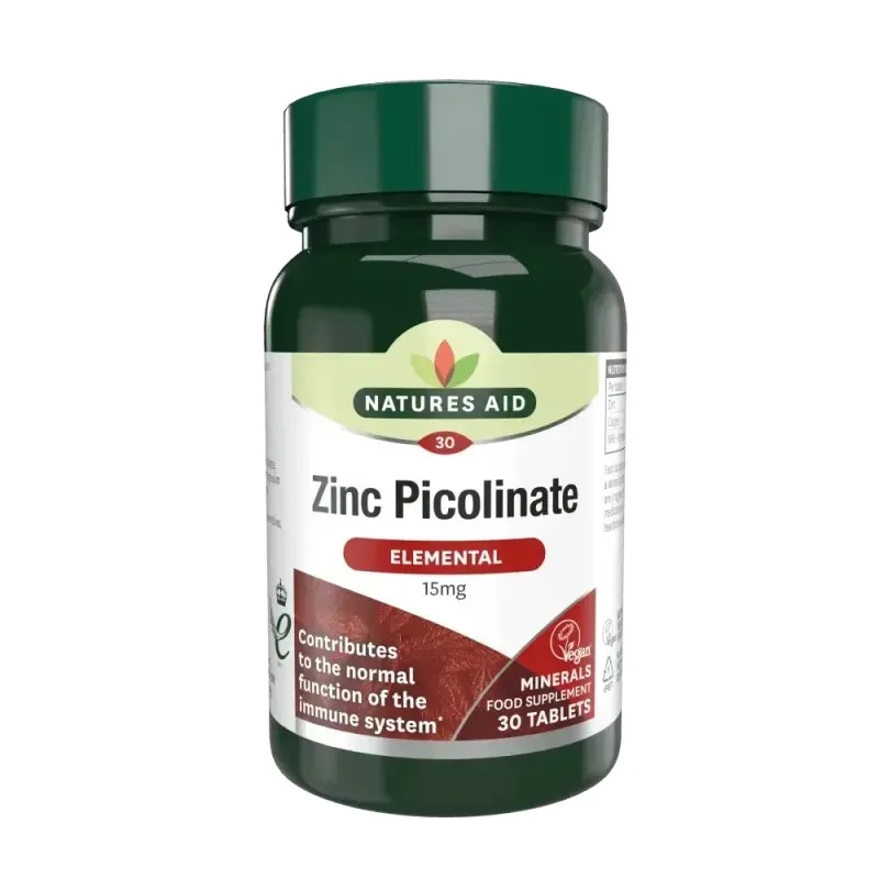 NATURES AID Zinc Picolinate 30 Comprimes