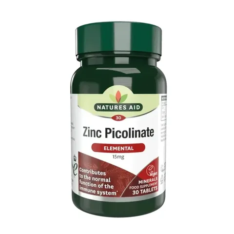 NATURES AID Zinc Picolinate 30 Comprimes
