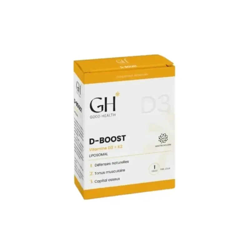 GH GOOD HEALTH D-Boost Vitamine D3+k2 30 Gélules
