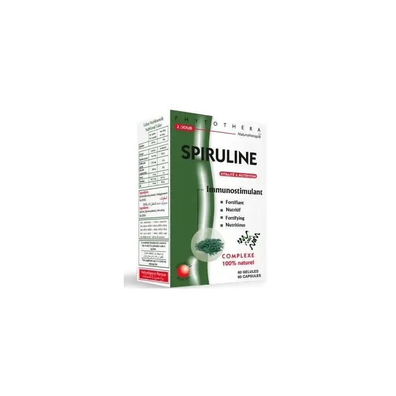 Vital Phytothera Spiruline 60 Gélules