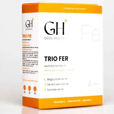 GH GOOD HEALTH Trio Fer 30 Gélules