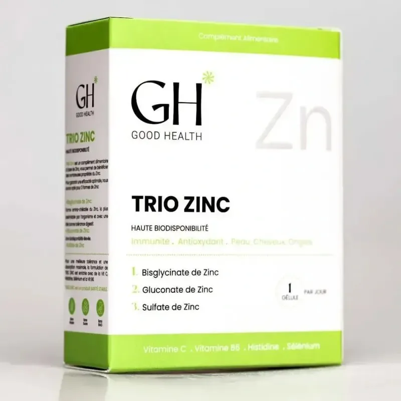 GH GOOD HEALTH Trio Zinc 30 Gélules