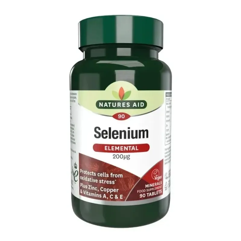 NATURES AID Selenium 90 Comprimes