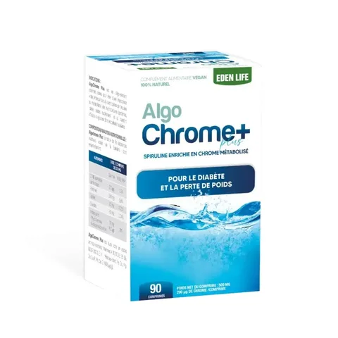 EDEN LIFE Algo Chrome Plus 90 Comprimes