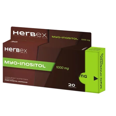 HERBEX Myo Inositol 1000 mg 20 Comprimes