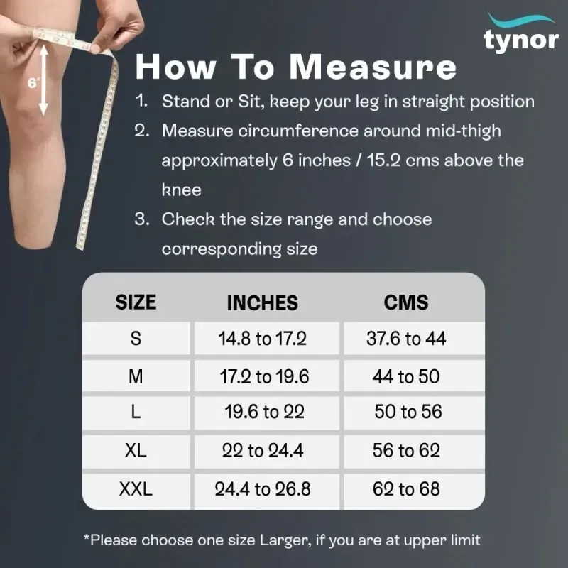 TYNOR Genouil Compression (paire) D23 — photo 2