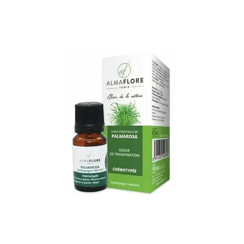 ALMAFLORE Huile Essentielle de Palmarosa 10 ml