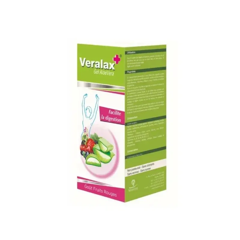 BIO ORIENT Veralax Gel Aloe Vera 250 ml Gout Fruits Rouges