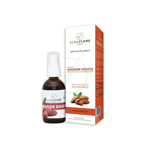 ALMAFLORE Huile d'amande Douce 10 ml