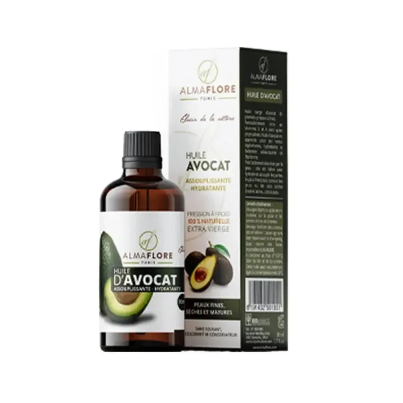 ALMAFLORE Huile d'avocat 50 ml