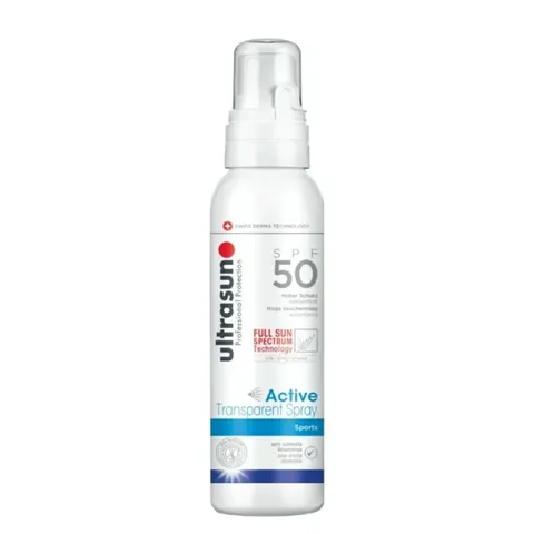 ULTRASUN Active Transparent Spray Sports SPF50 150 ml