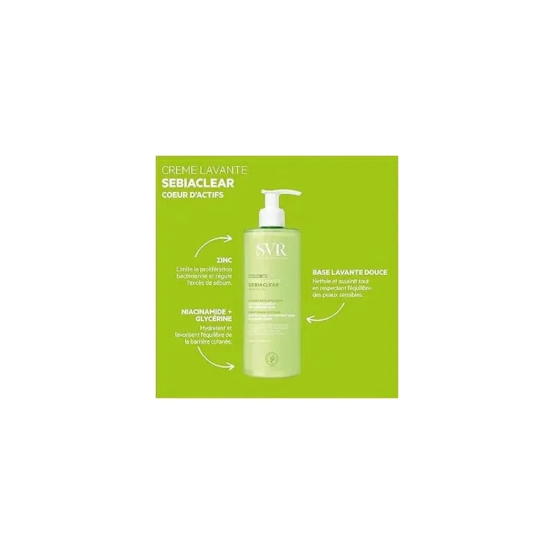 SVR Sebiaclear Crème Lavante 400 ml — photo 2