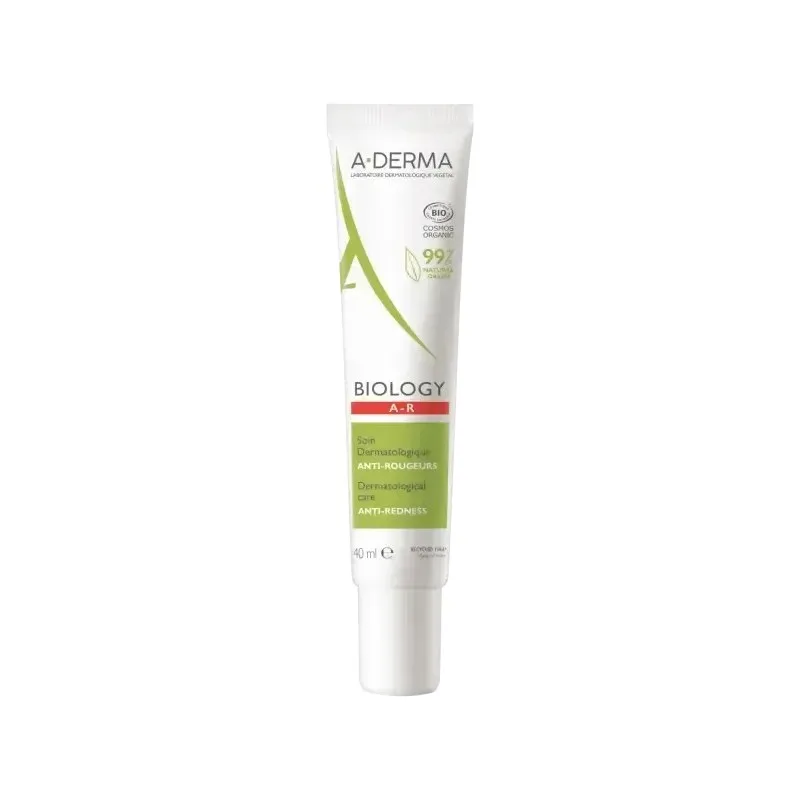 A-DERMA Biology A-R Soin Anti Rougeurs Peaux à Tendance Couperosique 40 ml