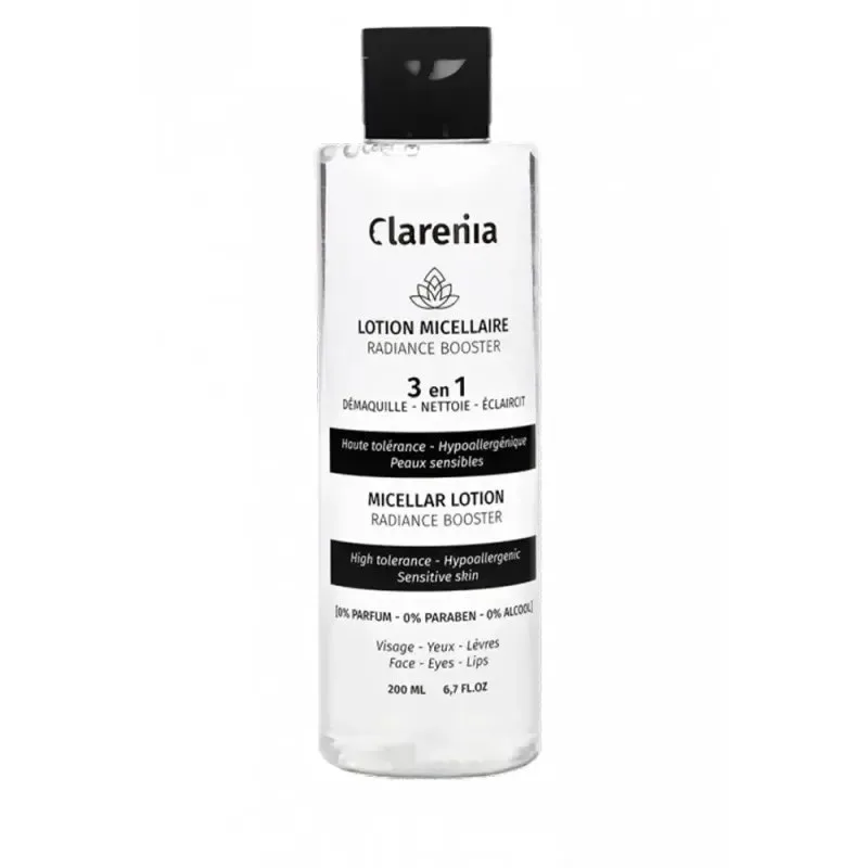 CLARENIA Lotion Micellaire Radiance Booster 3en1 200 ml