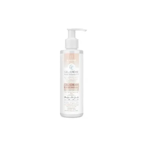 K-REINE Gel Crème Nettoyant Nourissant pour Peaux Sèches 200 ml