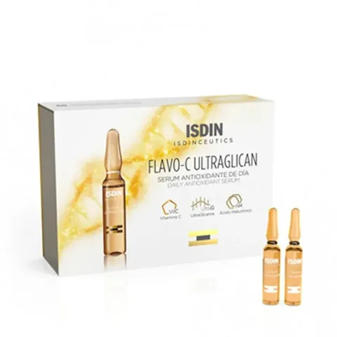 ISDIN Isdinceutics Flavo C Ultraglican Antioxydant et Hydratant 30 Unidoses de 2 ml