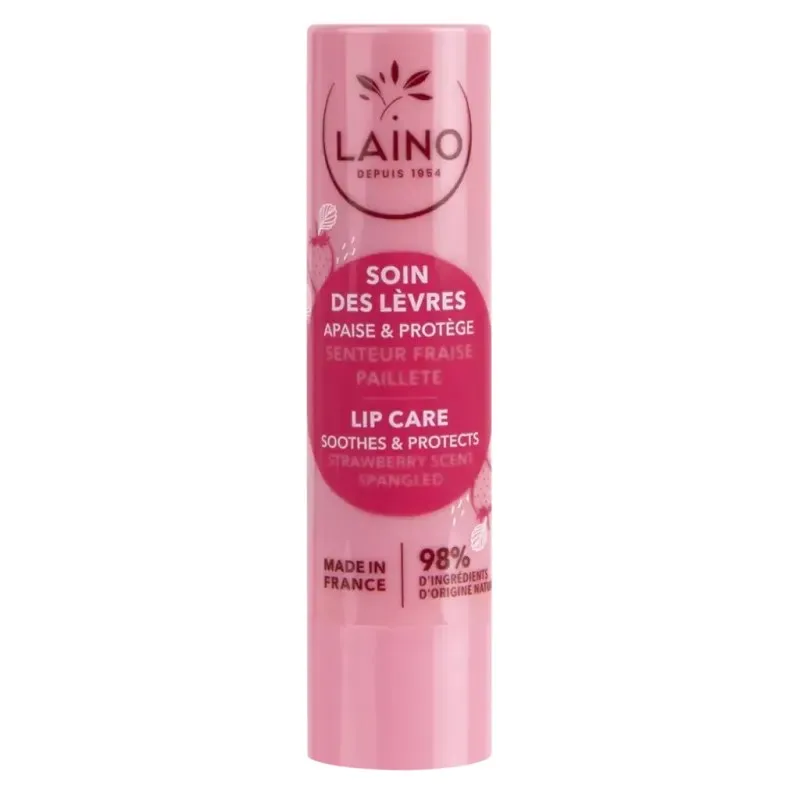 LAINO Soin des Lèvres Fragilisees Gout Fraise 4 g