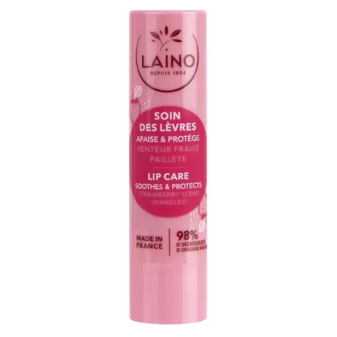 LAINO Soin des Lèvres Fragilisees Gout Fraise 4 g