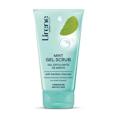 LIRENE Gel Scrub Menthe au Charbon de Bambou 150 ml