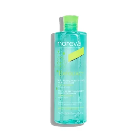 NOREVA Exfoliac Eau Micellaire Nettoyante Démaquillante Peaux à Imperfections 400 ml