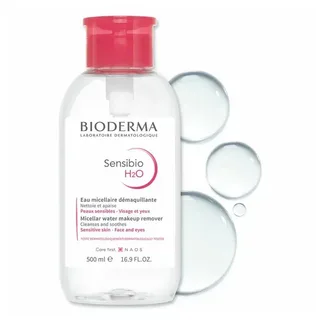 BIODERMA Sensibio H2O Eau Micellaire Pompe Inversee 500 ml