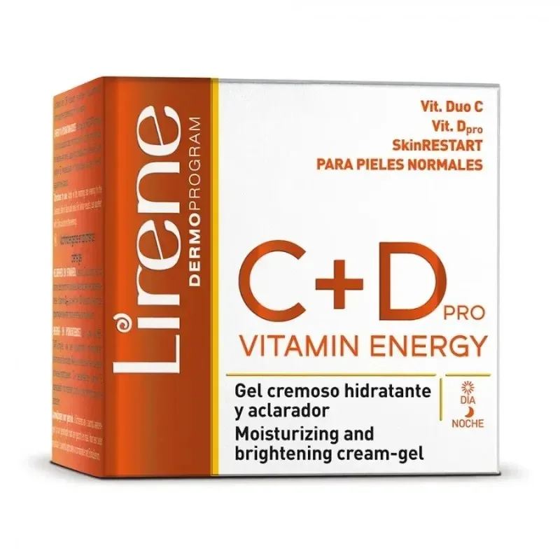 LIRENE C+d Pro Vitamin Energy Gel Crème Peaux Normales à Mixtes 50 ml