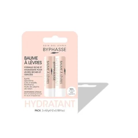 BYPHASSE Baume Lèvres Hydratant (2x4.8gr)