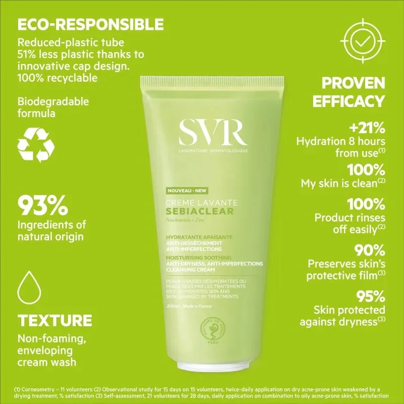 SVR Sebiaclear Crème Lavante 200 ml — photo 2
