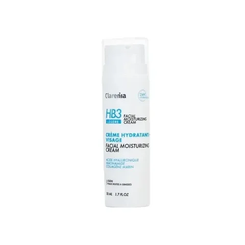 CLARENIA HB3 Crème Hydratante Visage Légère 50 ml