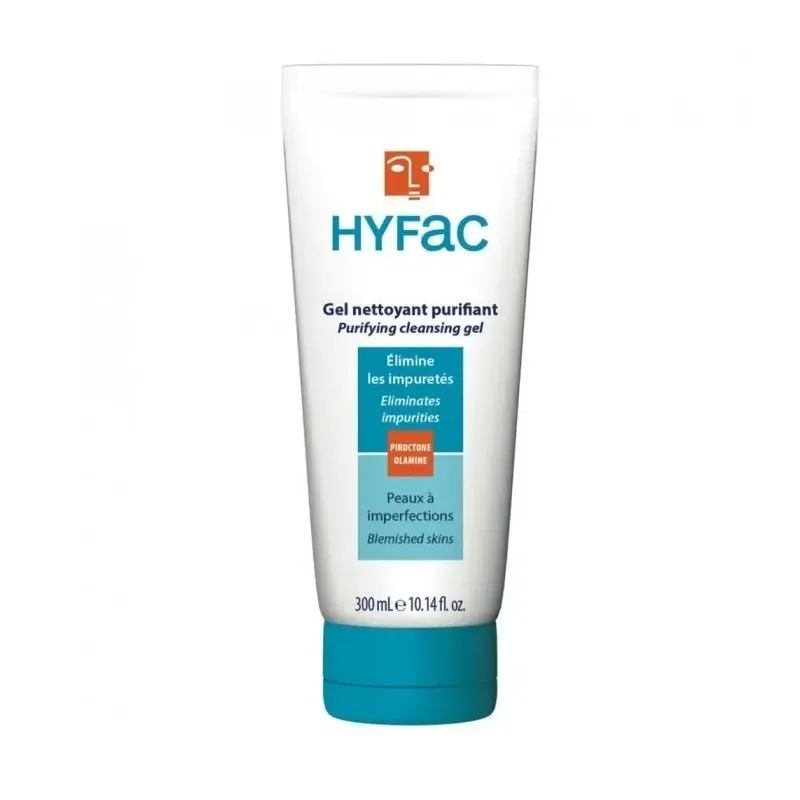 HYFAC Gel Dermatologique Nettoyant Visage et Corps 300 ml