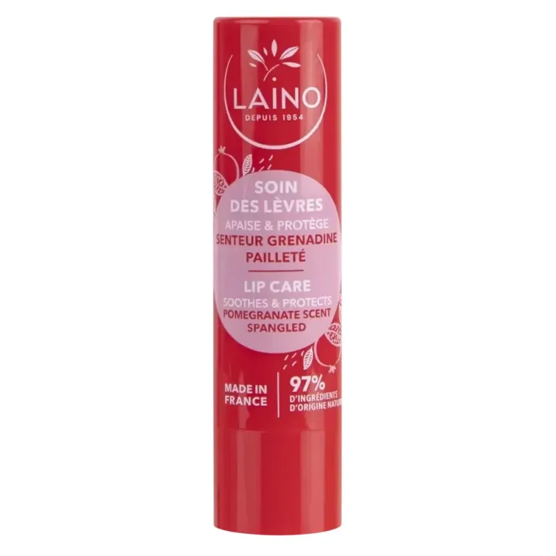 LAINO Soin des Lèvres Fragilisees Gout Grenadine 4 g