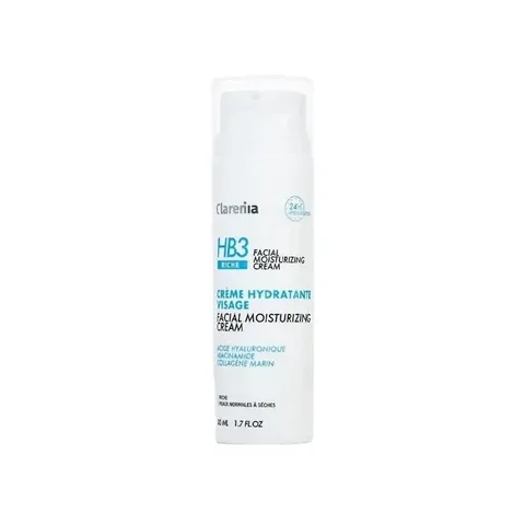 CLARENIA HB3 Crème Hydratante Visage Riche 50 ml
