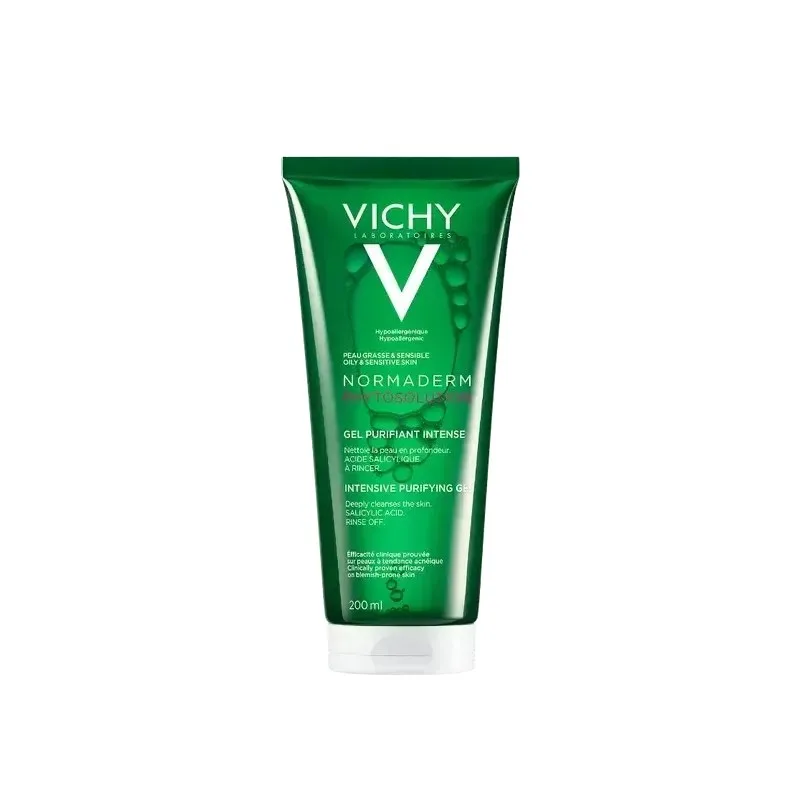 VICHY Normaderm Phytosolution Gel Purifiant Intense Peaux Grasses 200 ml