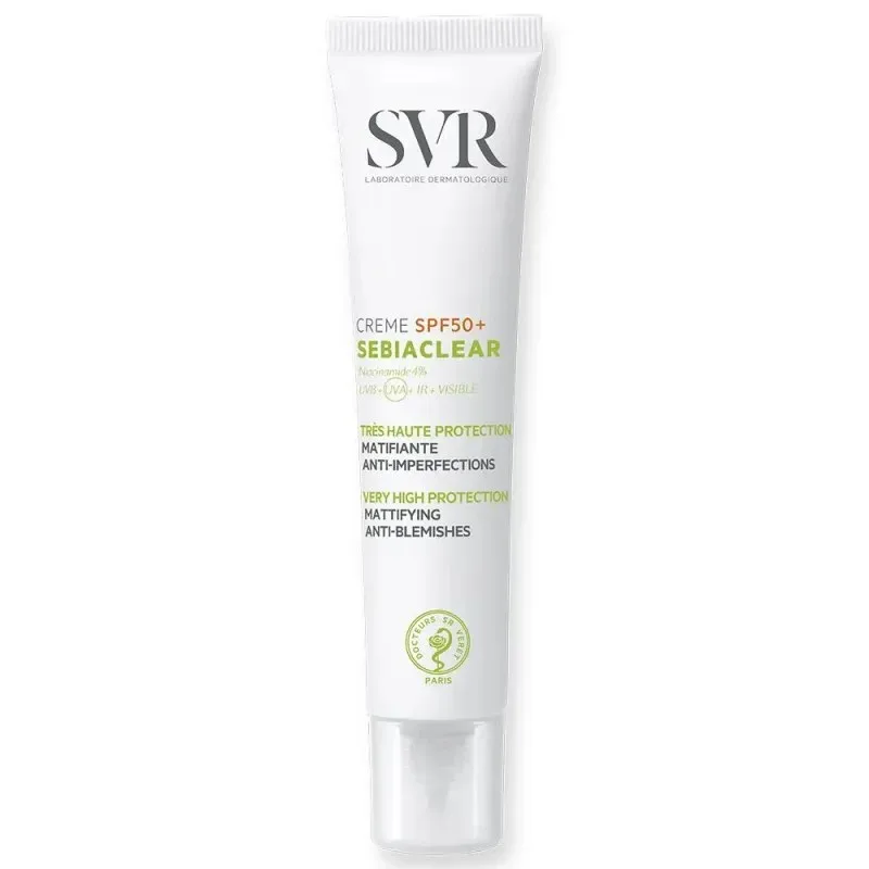 SVR Sebiaclear Crème Solaire Matifiante SPF50 40 ml