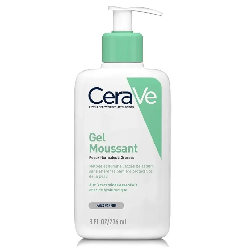 CERAVE Gel Moussant Peaux Normales à Grasses 236 ml