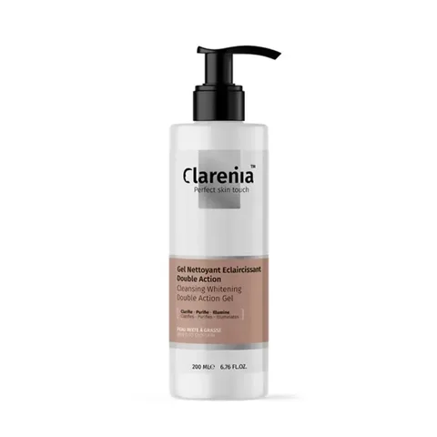 CLARENIA Gel Nettoyant Éclaircissant Double Action Pmg 200 ml