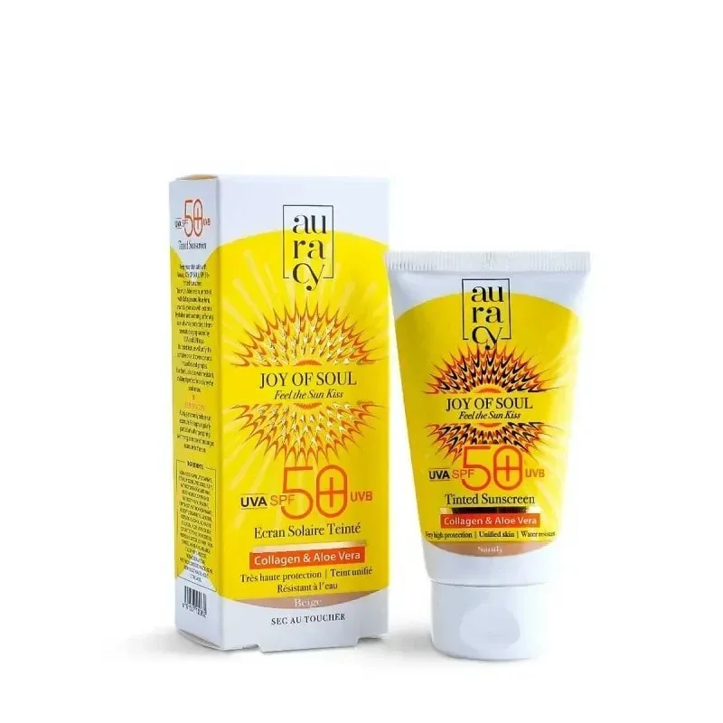AURACY Joy Of Soul Écran Solaire Teinté Beige SPF 50+ 50 g